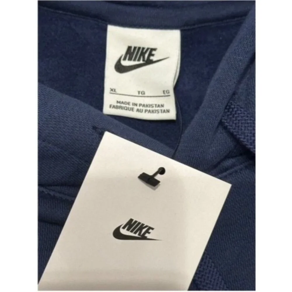 Nike Club Fleece Logo Graphic Pullover Hoodie Sweatshirt Men's XL New with Tags‎ - Picture 5 of 14